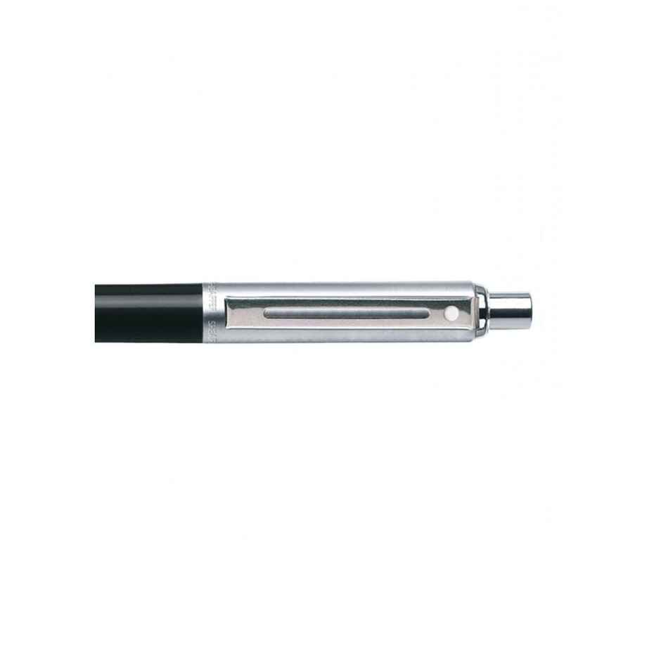 Sheaffer Sentinel E321 Ballpoint Pen | Black Barrel | Brushed Chrome Cap & Trim