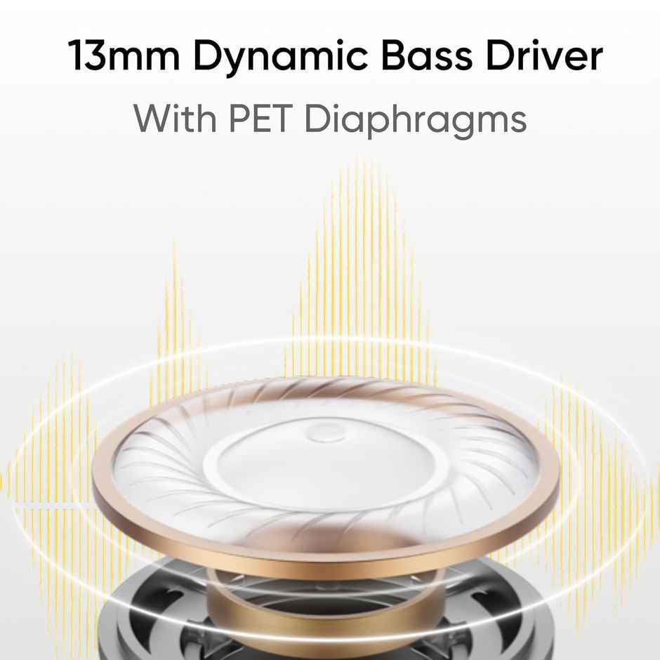 Realme Buds T01 Truly Wireless In-Ear Earbuds With Ai ENC For Calls(White)