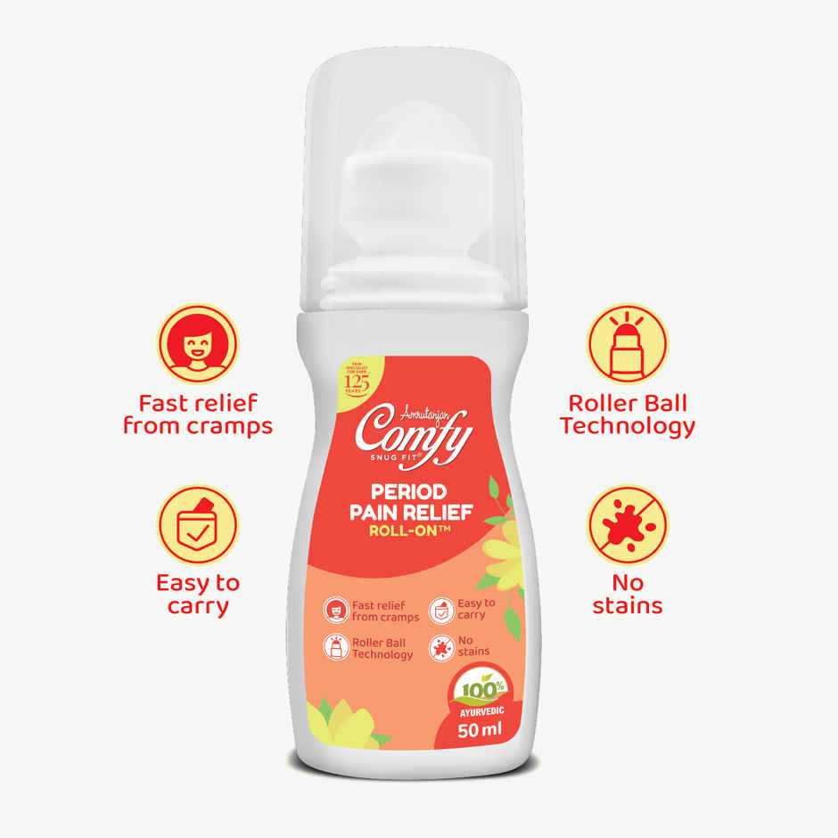 Amrutanjan Comfy Period Pain Relief Roll-On