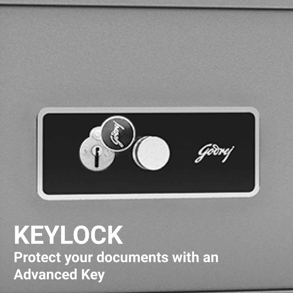 Godrej Security Solutions Forte Pro 15 L Safe Locker for Home and Office with Mechanical Key Lock