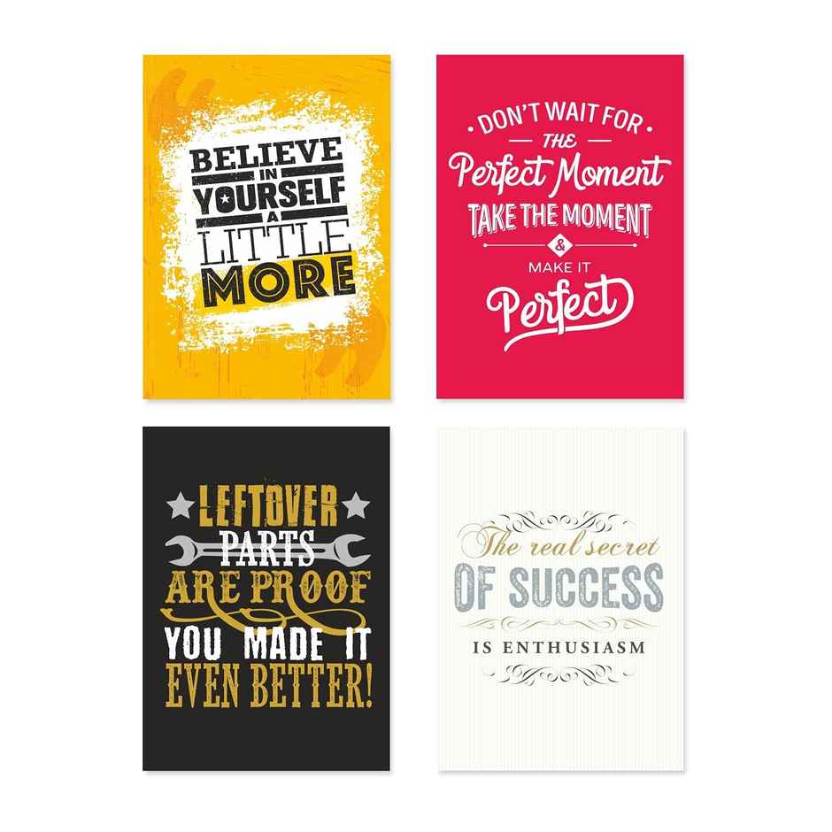 Paper Plane Design Wall Posters For Office Decor | Set of 10 | Size | 12 Inch x 18 Inch | D38