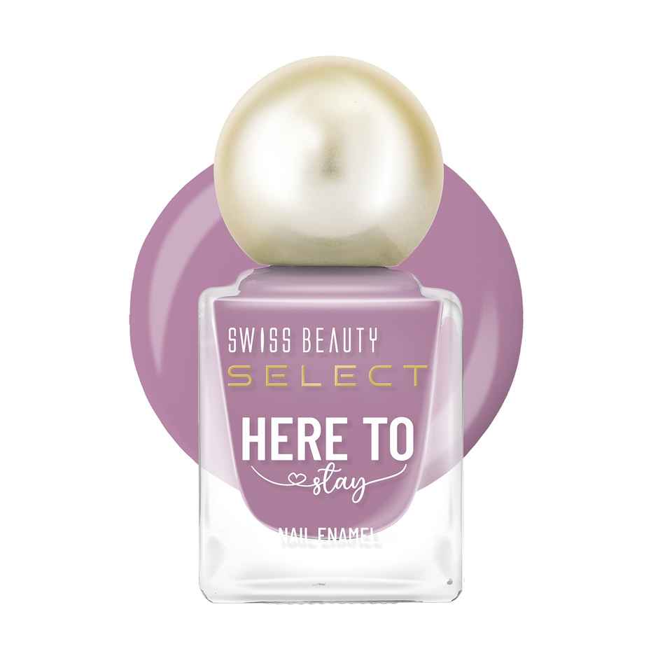 Swiss Beauty Select Here To Stay Nail Enamel - Ash Mauve