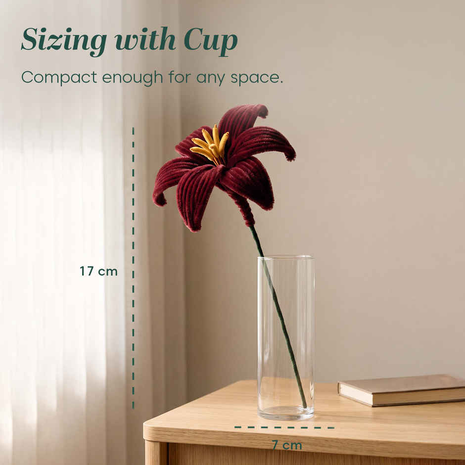 Kyari Handmade Pink Lily Flower