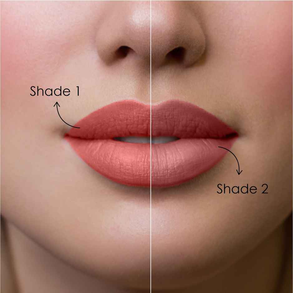 Blue Heaven 2 In 1 Festive Lipstick Dual Shade Ultra Lightweight Soft Matte Finish - C1