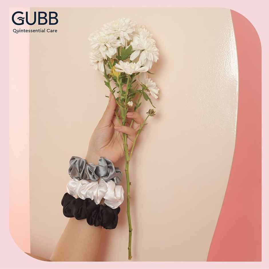 GUBB Satin Scrunchie | Golden Beige