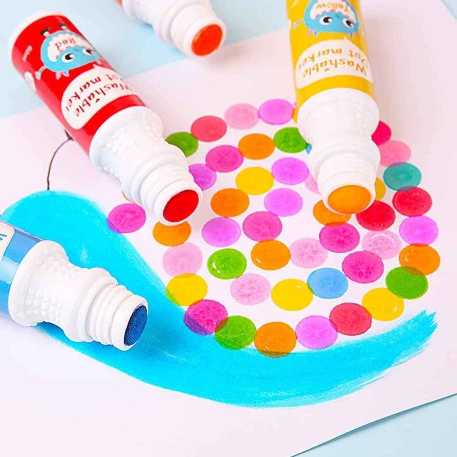 Dearjoy Super Dot Markers Multicolor - 8 Pieces