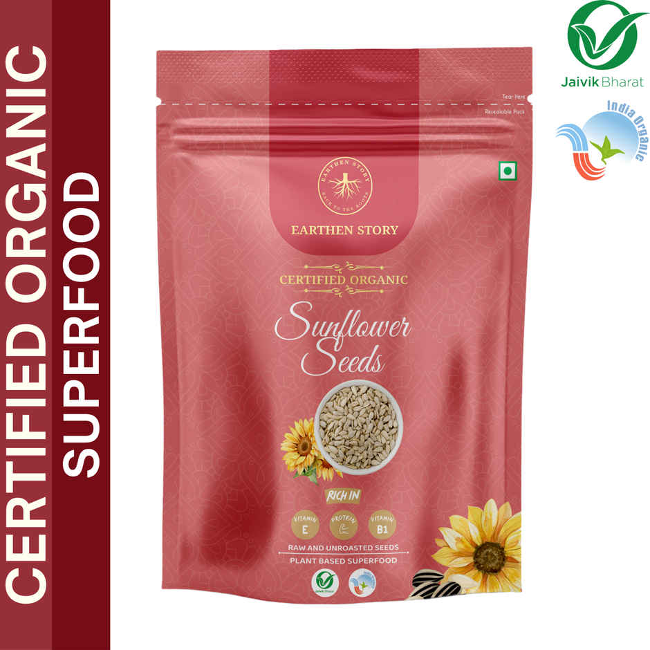 Earthen Story Organic Raw Sunflower Seeds Combo