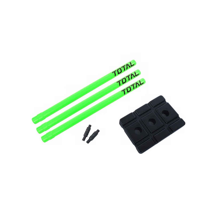 Total Plastic Cricket Stump Set With Cover