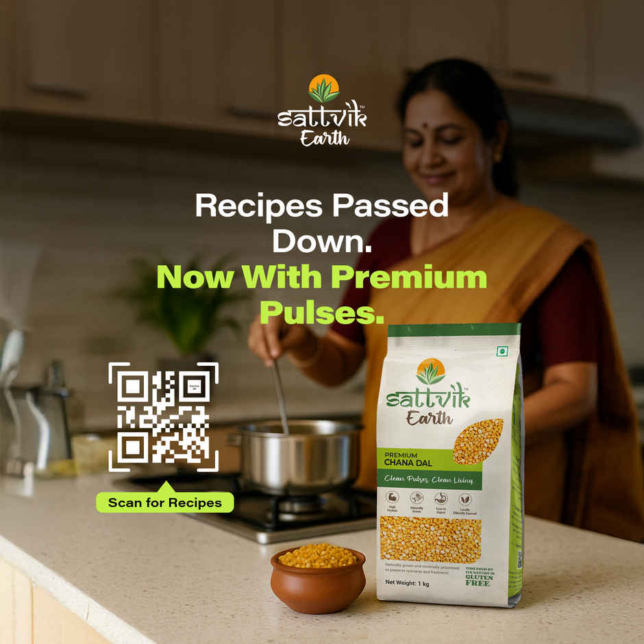 Sattvik Earth Premium Chana Dal