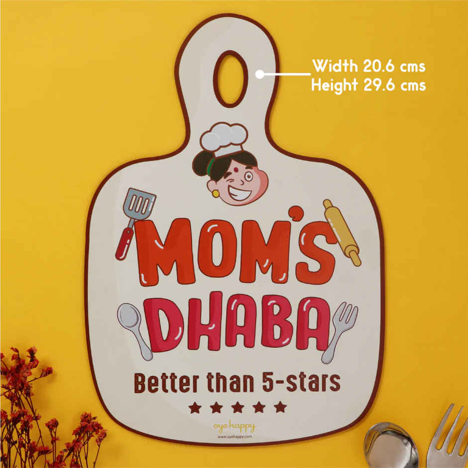 Oye Happy Mom'S Dhaba Wall Hanging