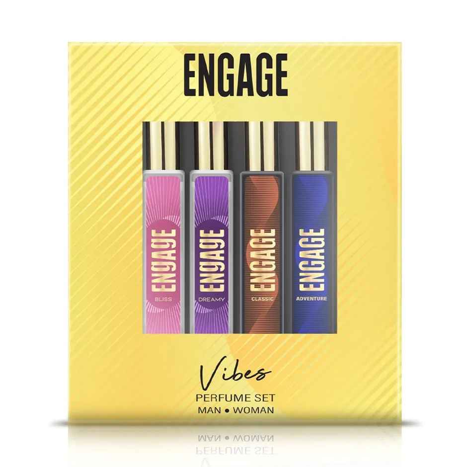 Engage Vibes Perfume Spray Set For Men & Women