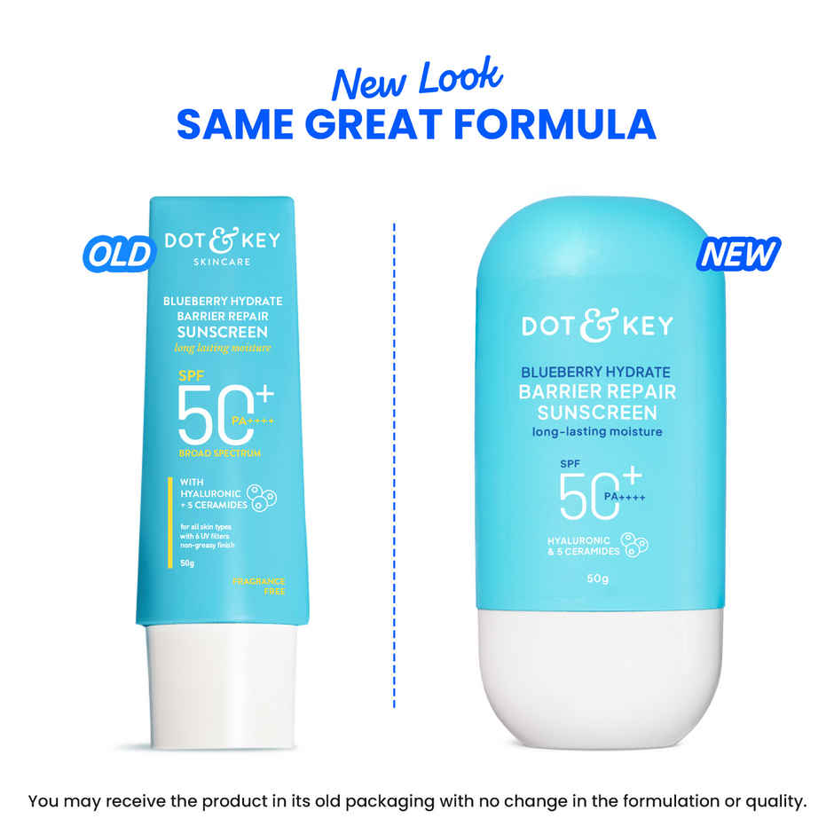 Dot & Key Blueberry Hydrate Barrier Repair Sunscreen SPF 50+, PA++++