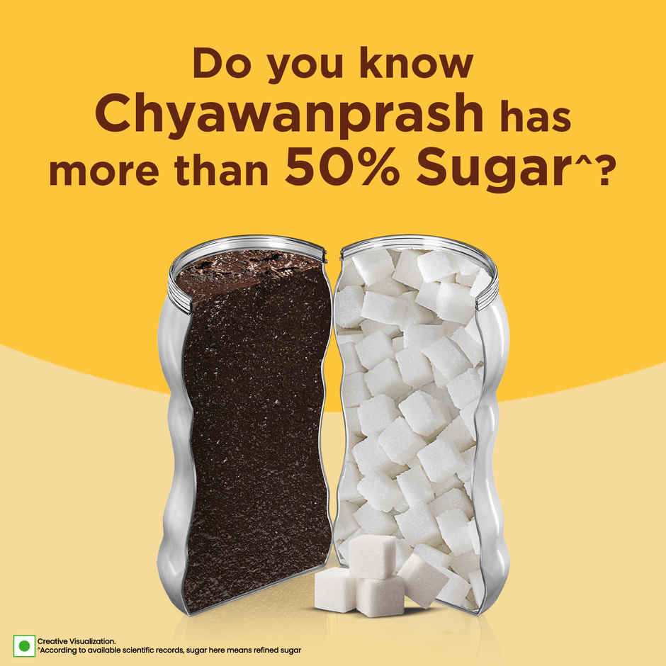 Zandu Jaggery Chyawanprash Avaleha, Made with Jaggery (Gur), No added Sugar