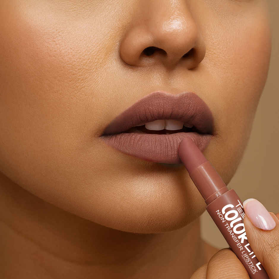 Teen.Teen Color Life Nontransfer Lipstick With Primer - Caramel Nude