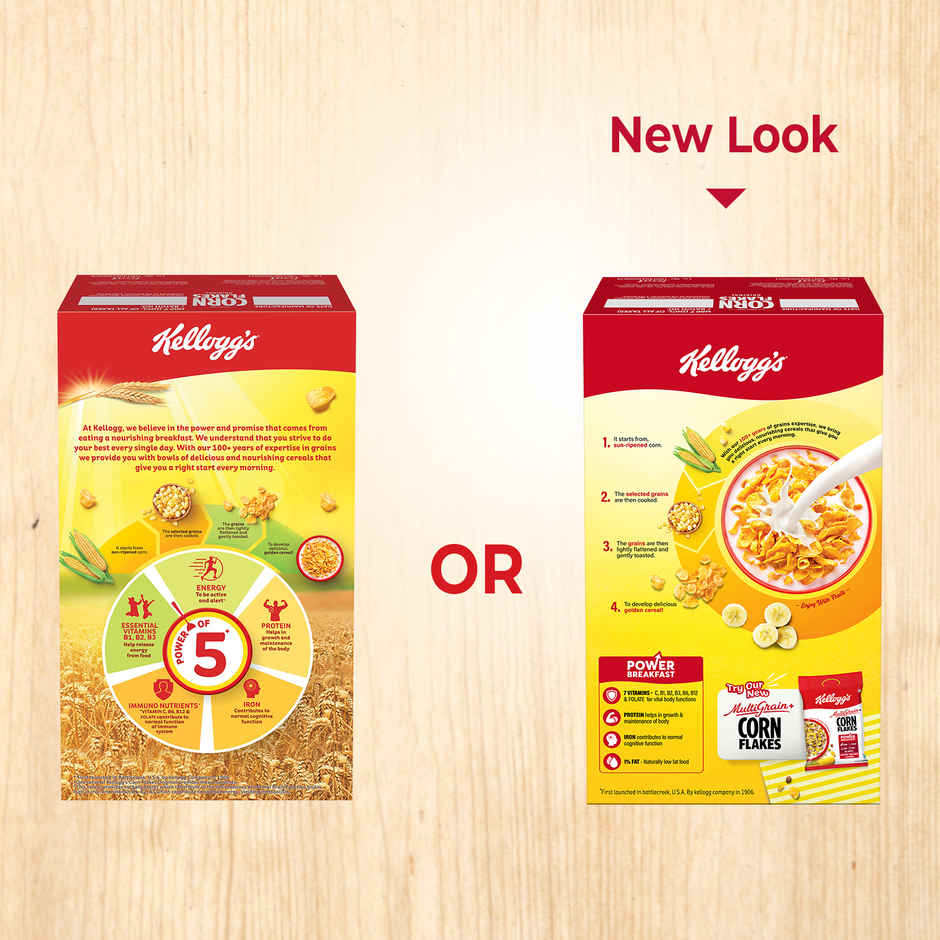 Kellogg's Corn Flakes Original | Power Breakfast | 7 Vitamins