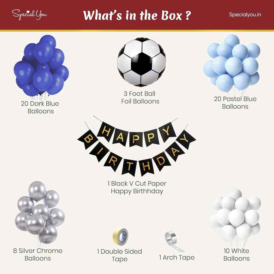 Football Theme Birthday Decor | Special You