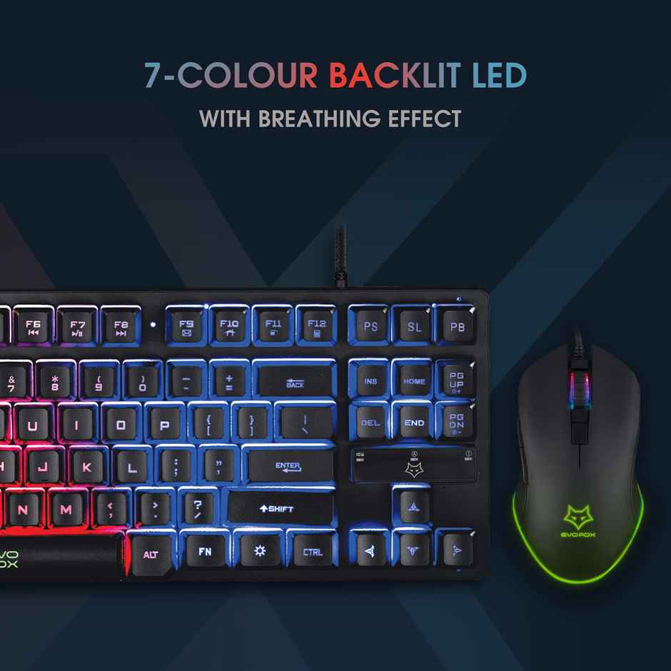 EvoFox X-Team Gaming Keyboard & Mouse (USB)