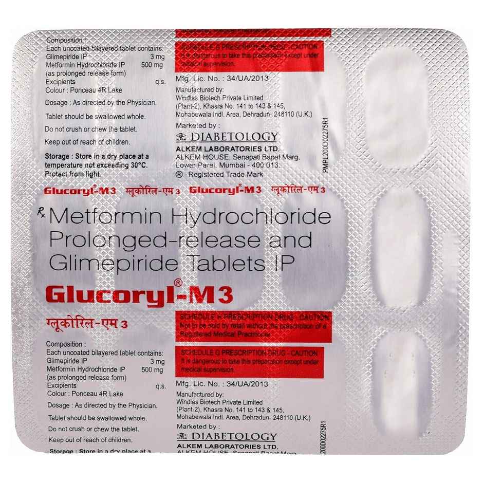 Glucoryl-M3 Tablet PR
