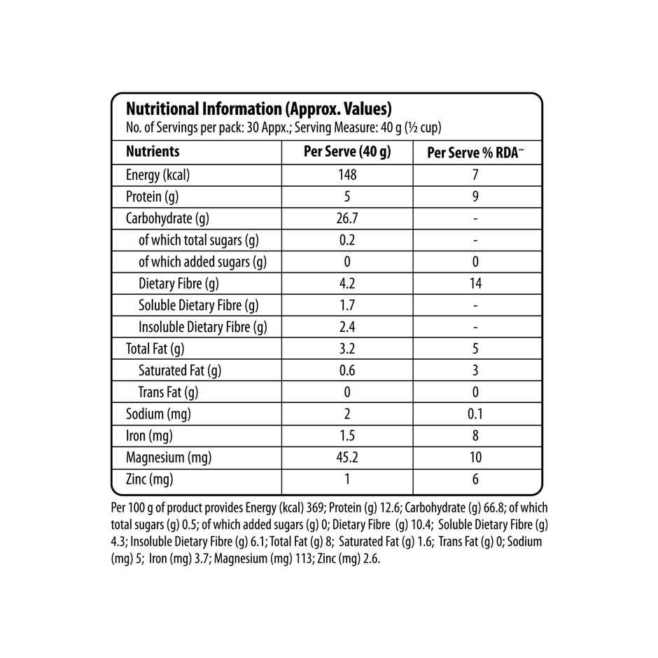 True Elements Rolled Oats | Wholegrain High Fibre High protein Oats | Keeps You Fuller Longer