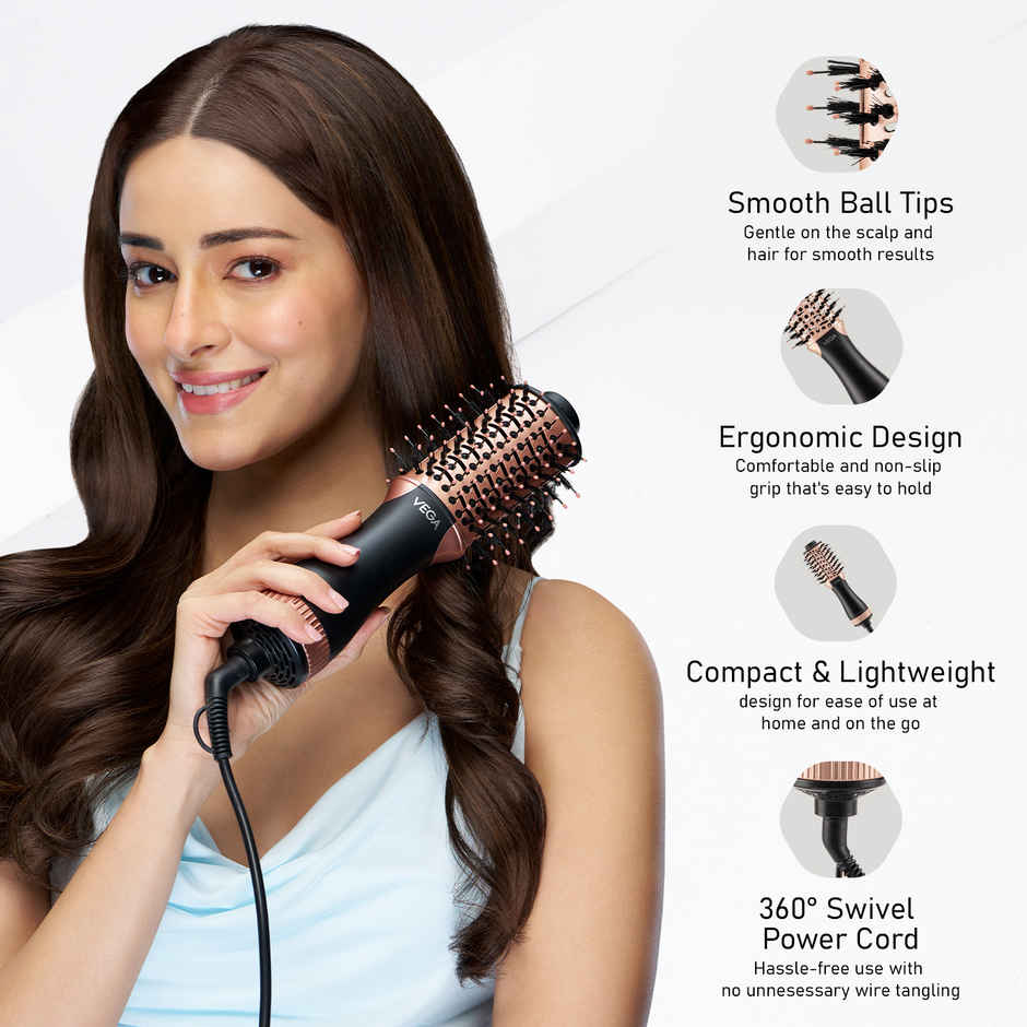 Vega Litstyle L3 Volumizer Hair Blow Dryer Brush | 3 Heat & 2 Speed Settings | VHSD-03