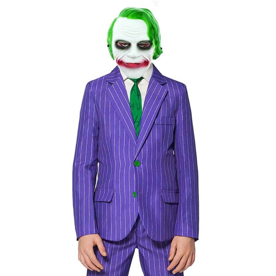 Joker Face Mask - Cosplay Face Mask | Halloween Special | Party Propz