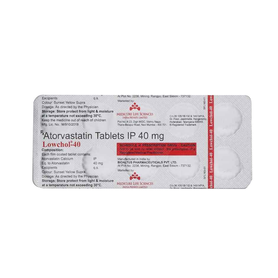 Lowchol-40 Tablet