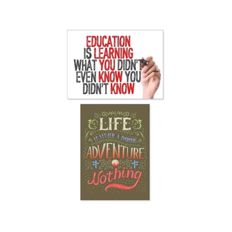 Paper Plane Design Wall Posters For Office Decor | Set of 10 | Size | 12 Inch x 18 Inch | D66