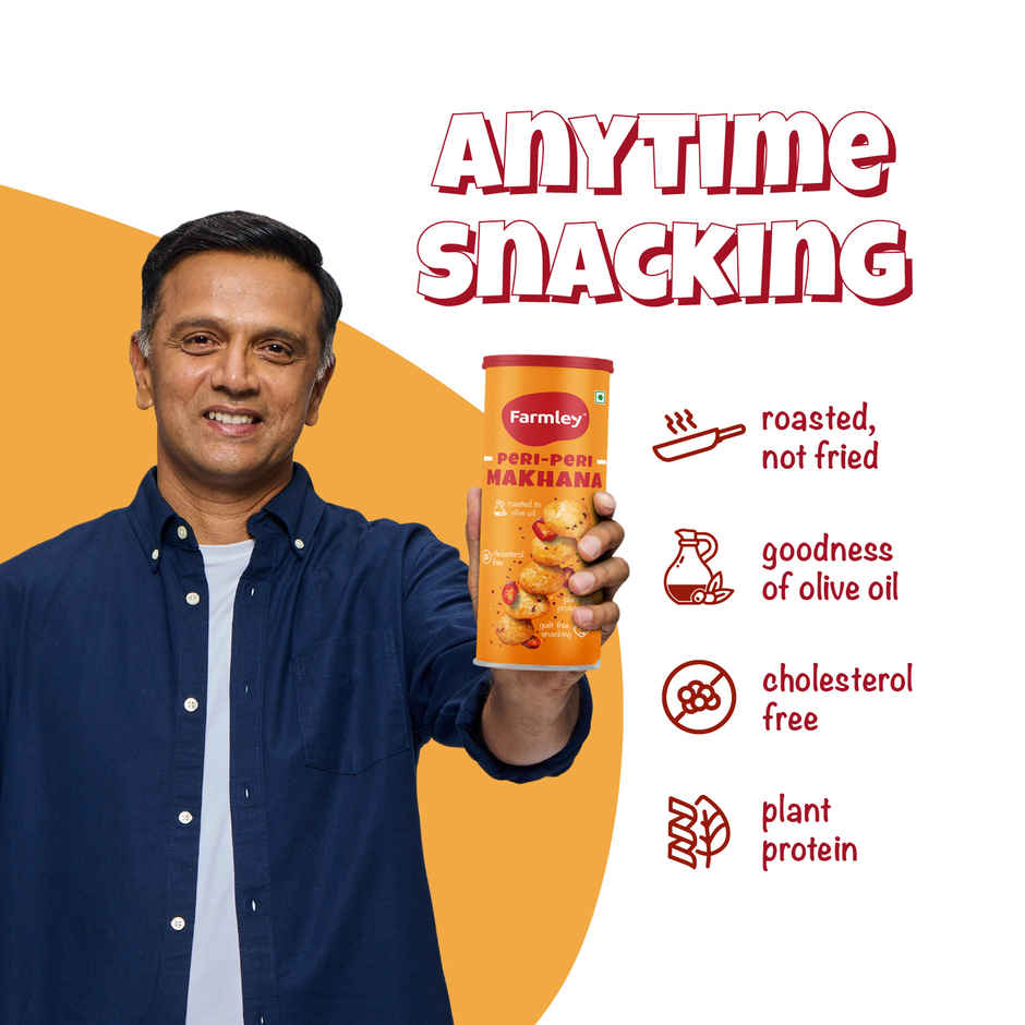 Farmley Peri Peri Makhana Roasted In Olive Oil