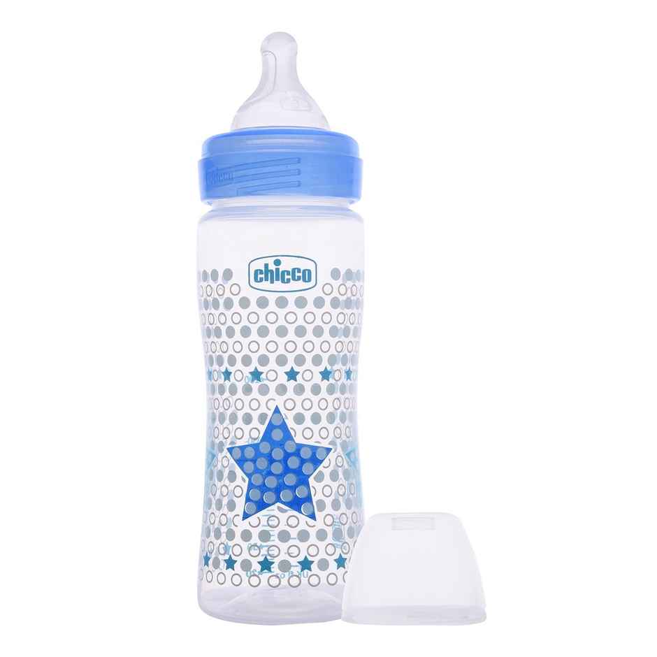 Chicco Feeding Bottle Wb Sil Physio Blue