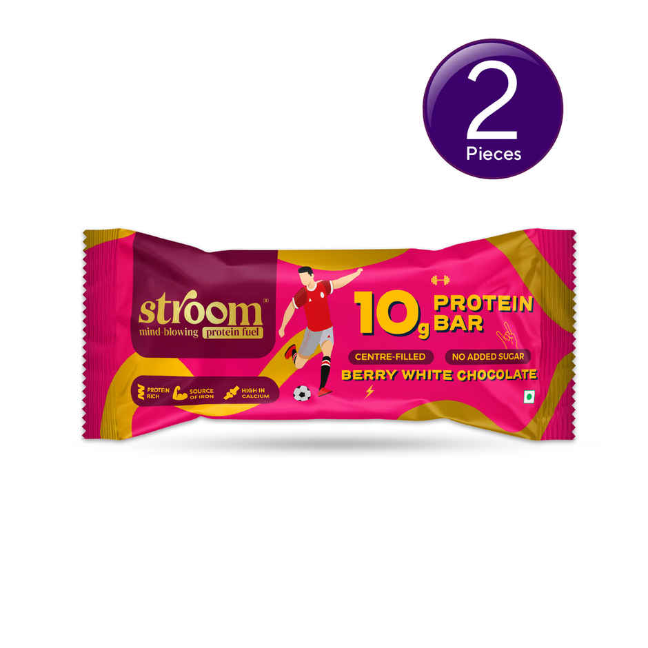 Stroom Berry White Chocolate 10G Protein Bar Combo