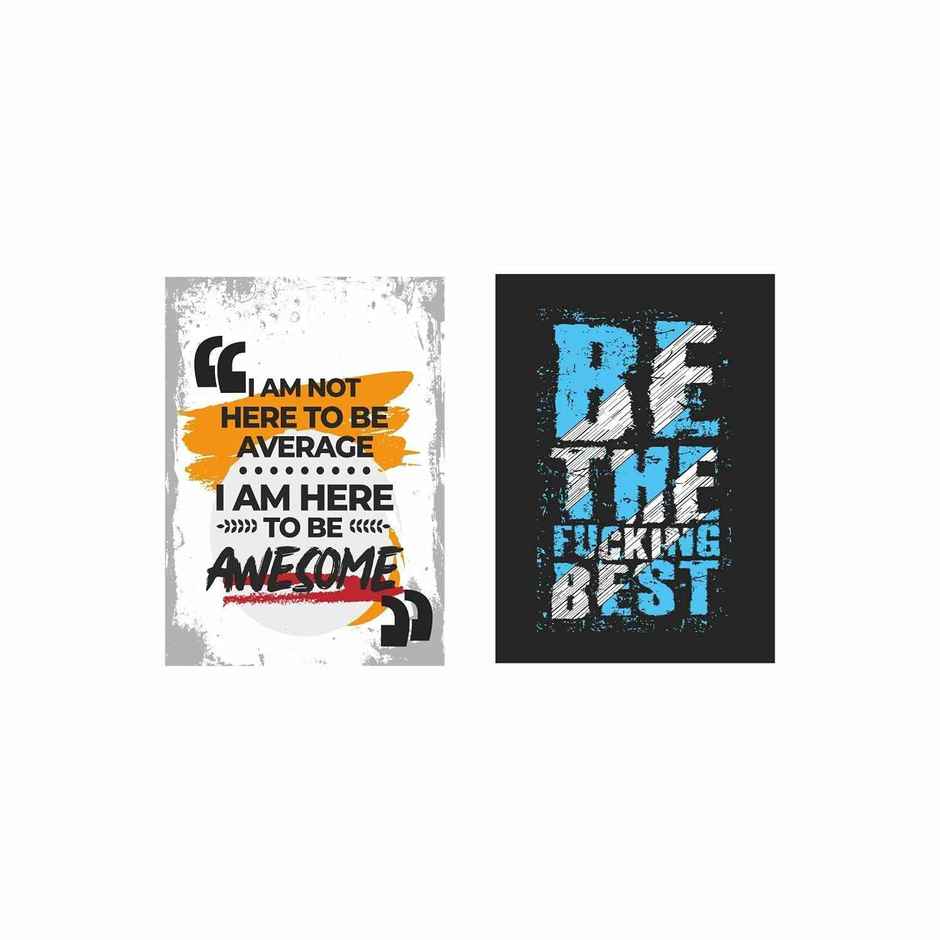 Paper Plane Design Wall Posters For Office Decor | Set of 10 | Size | 12 Inch x 18 Inch | D68