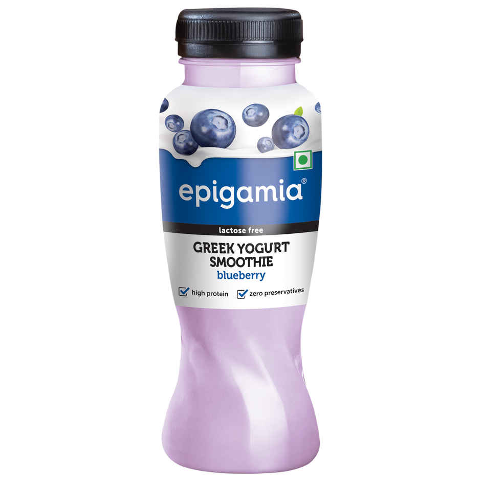Epigamia Greek Yogurt Blueberry Smoothie