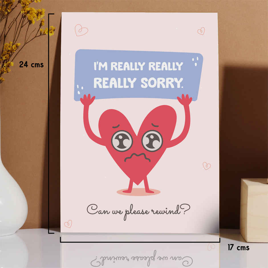 Happy Mail Simple Sorry Card