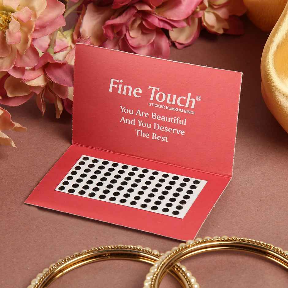 Fine Touch Bindi | Black 8 No