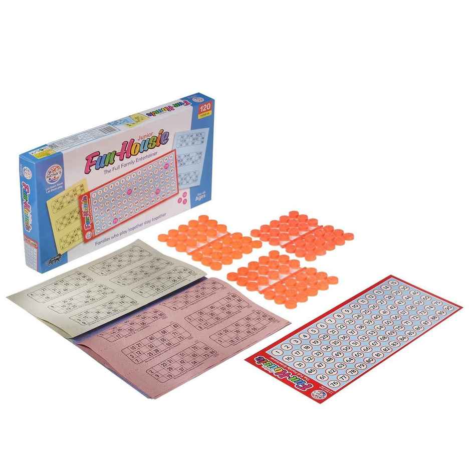 Ratna's Fun Housie Junior| 120 Tickets | Assorted