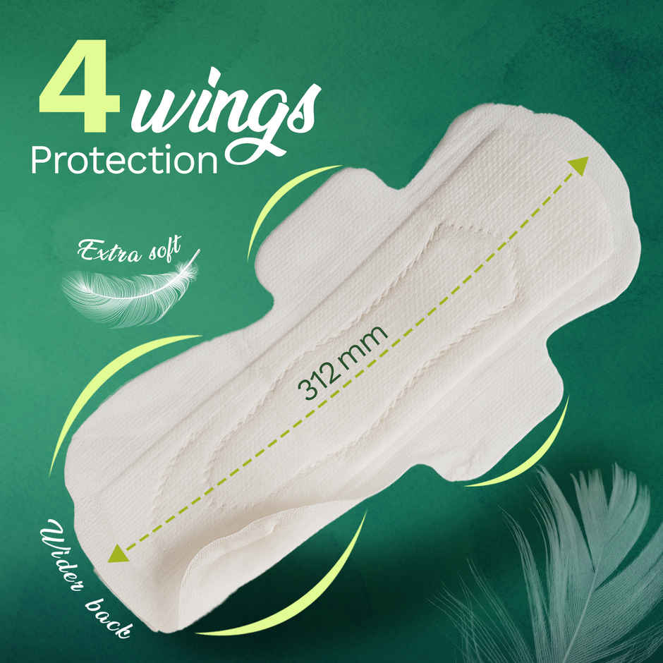 Pee Safe Ultra Thin Rash Free Sanitary Pads XXL (With Paper Disposal Covers)