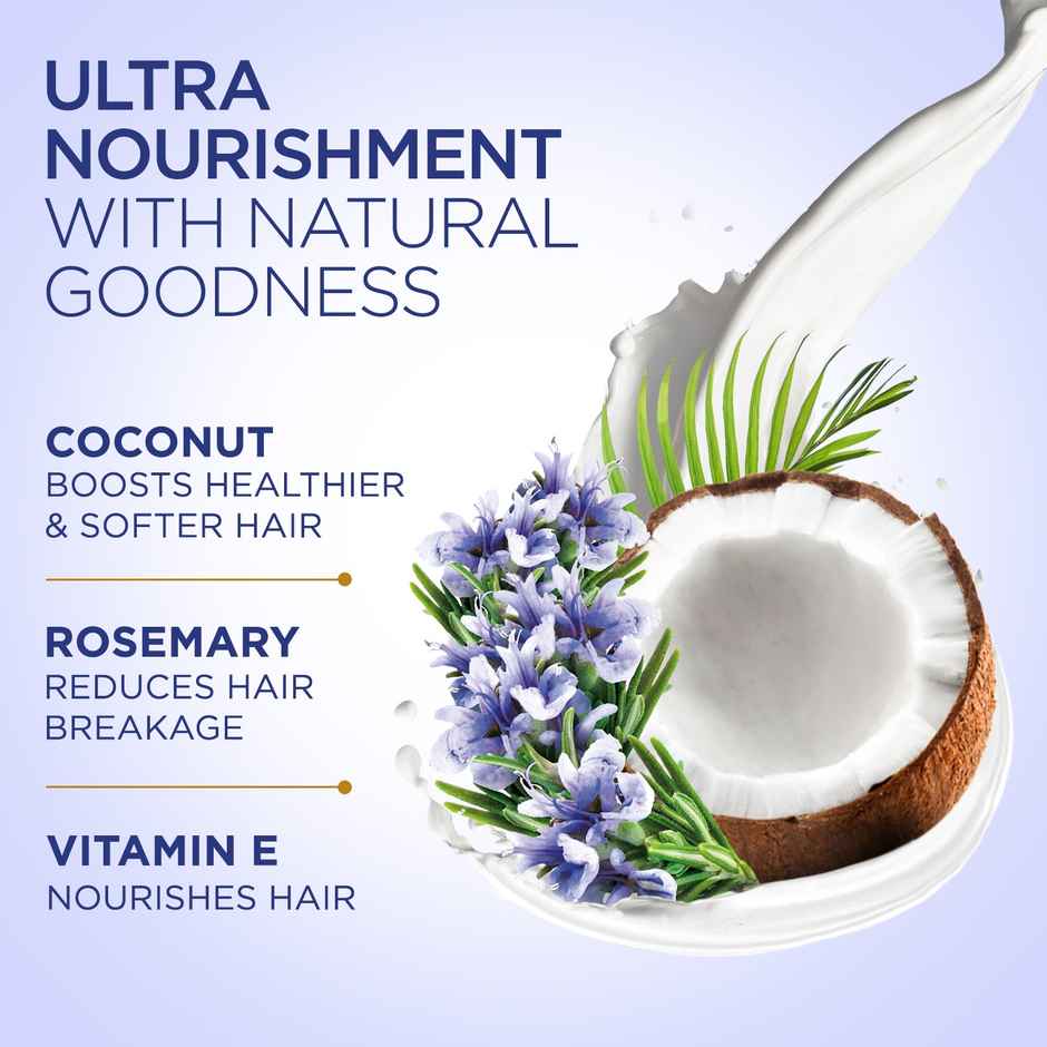 Parachute Advansed Coconut & Rosemary Hair Cream |Anti  Hair Fall |10X Hair Breakage Reduction