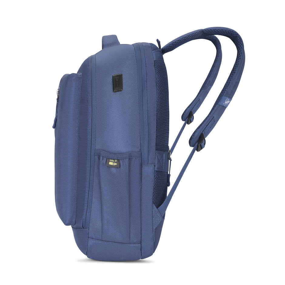 Skybags Unisex Solid Polyester 25 L Laptop Backpack | Navy Blue - 15.6 Inches