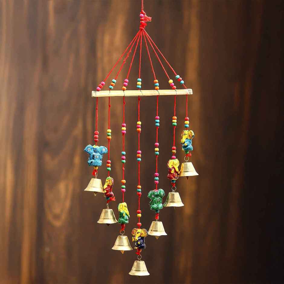 Casacraft by Pepperfry Hanging Bells | Ganapati Ji Design
