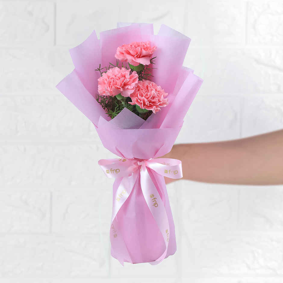 FNP Three Carnations Bouquet 