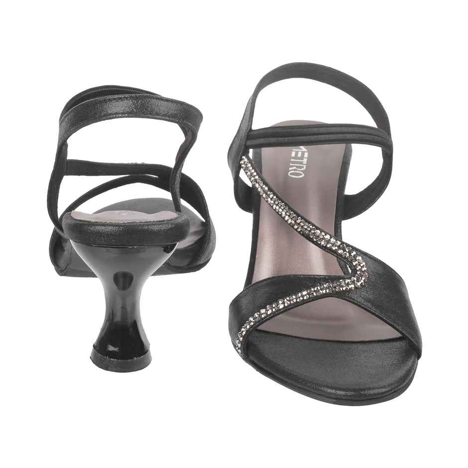 Metro Women Black Color Sandal - Ethnic | Size UK 8 | 35-4916