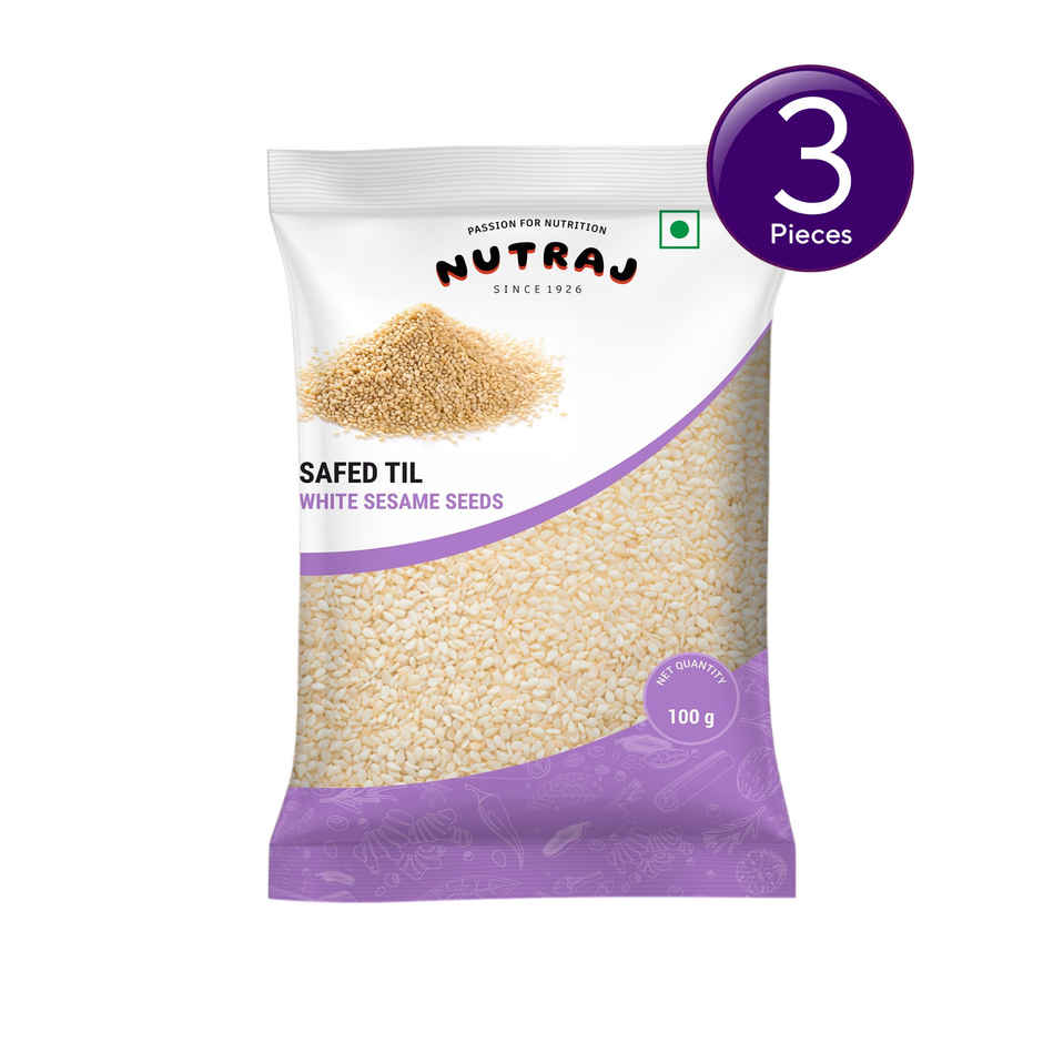 Nutraj Classic Safed Til (White Sesame Seeds Natural) Combo   