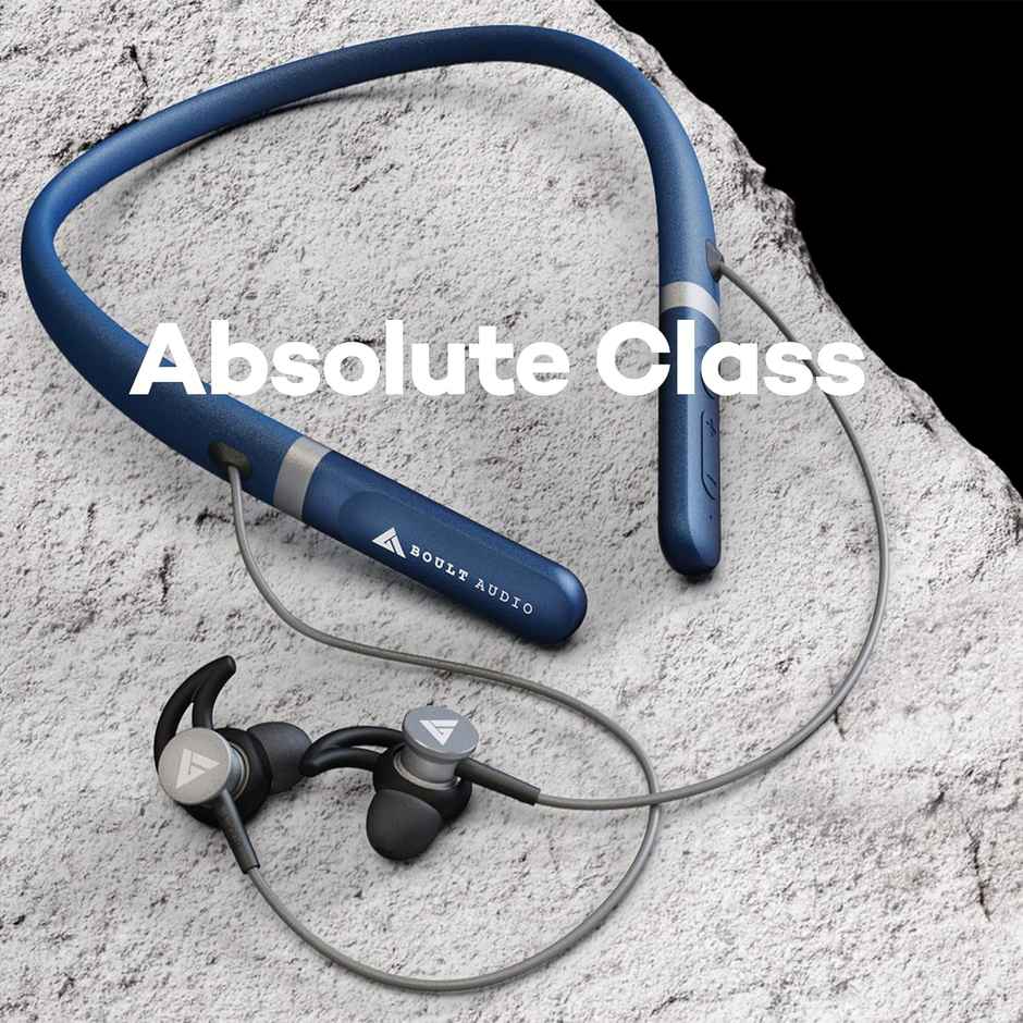 GOBOULT Probass Fcharge with 40 Hrs Playtime | Enc Fast Charging | In The Ear | Blue