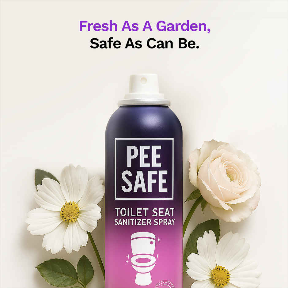 Pee Safe Toilet Seat Sanitizer Spray Floral
