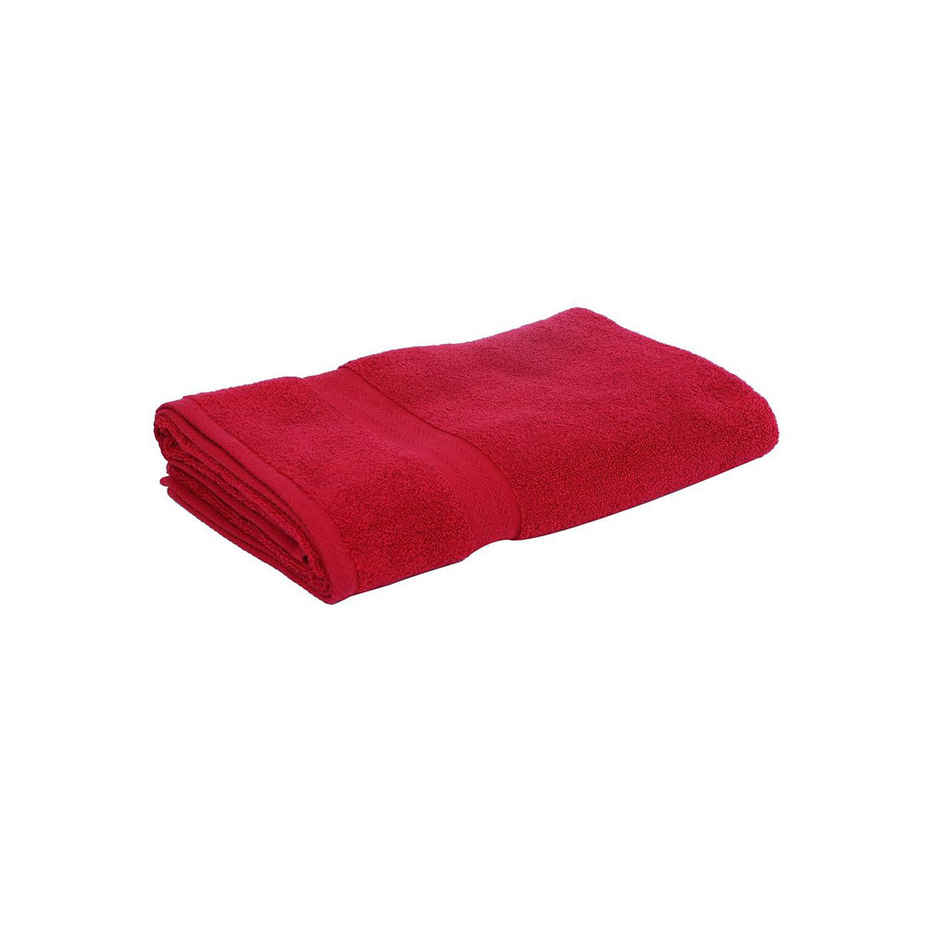 Bianca Ultra Soft Zero Twist 100% Cotton Towel | Aerocore Tech Solid - Burgundy