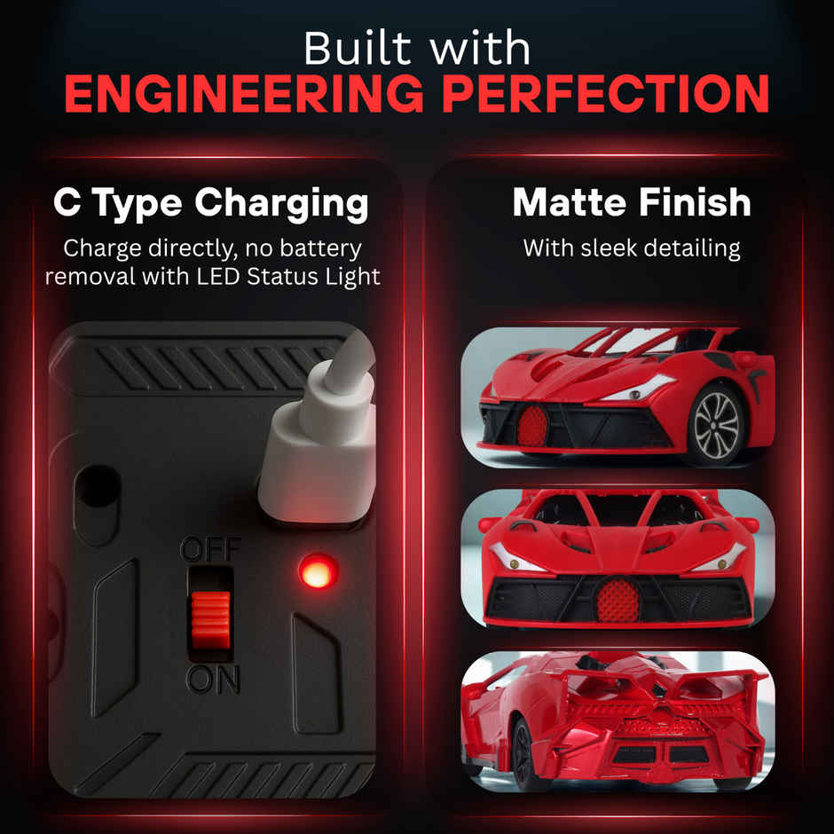 Frendo Hi Speed RC Car | Bug Red Matt