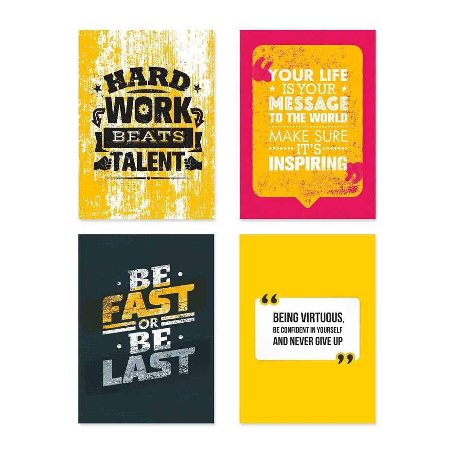 Paper Plane Design Wall Posters For Office Decor | Set of 10 | Size | 12 Inch x 18 Inch | D26