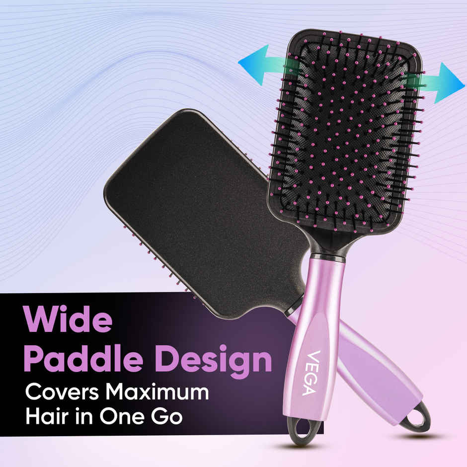 VEGA Paddle Hair Brush For Men And Women | E18-PB