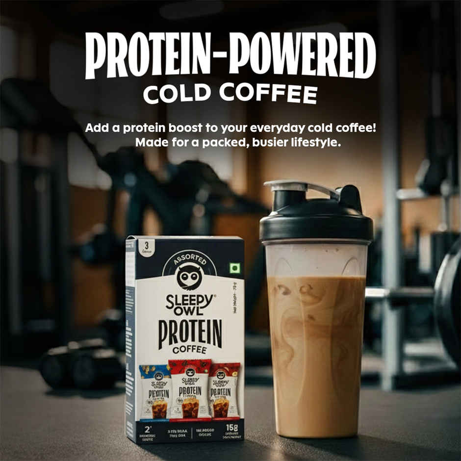 Sleepy Owl Assorted Protein Cold Coffee Premix Sachets