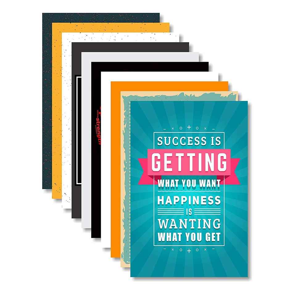 Paper Plane Design Wall Posters For Office Decor | Set of 10 | Size | 12 Inch x 18 Inch | D69